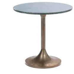 Sofaende Marmor grün 46 cm - Rund Marmor Amadeus 46x46 cm