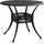 vidaXL Gartentisch 90 x 90 x 74 cm Schwarz