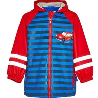 Playshoes Regenjacke Rennwagen (408402) blau/rot