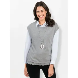 Witt Weiden Pullunder in Grau 48