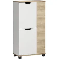 Schildmeyer Emmik 159514 mattweiß/weißeiche Dekor, 59,8 x 32,6 x