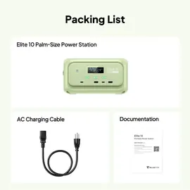 Bluetti Elite 10 MINI Powerstation 0,128 kWh