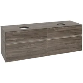 Villeroy & Boch Waschbeckenunterschrank Collaro 160 x 54,8 x 50 cm Eiche