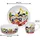 VAN WELL Baustelle Kindergeschirr Set 3-tlg. bunt