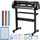 Vevor Vinyl Schneideplotter 720 mm SignMaster Bodenständer, Schnittkraft 10-500 g, Schrittmotor, fünf Vinylrollen, 16 MB, 13,5 kg, Schwarz, 95 x 52 106 cm