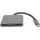 PremiumCord USB-C auf 2x HDMI Adapter Grau