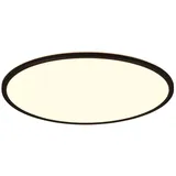 Trio Reality LED-Deckenleuchte Scott 1-flammig Schwarz Matt Ø 50 cm