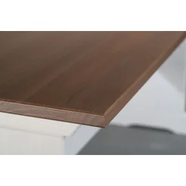 Interlink Sitzbank Westerland 32.2 Braun/Weiß 110 x 37 x 45 cm