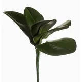 artplants.de Kunstblatt Phalaenopsis Orchidee NIUT, Steckstab, grün, 25cm - Deko Orchidee - Textilblume Orchidee