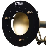 Deflektor KGUBrass für Trompeten, Posaunen, Bassposaunen, Flügelhörner, Trompetenspiegel, Acryl Deflektor für Horn (Trompete, Schwarz)