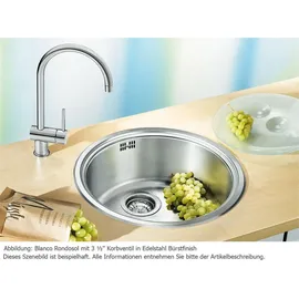 Blanco Rondosol edelstahl bürstfinish + Handbetätigung