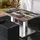 GGM Möbel Bistro Loungetisch 120 x 70 x 41 cm Vintage Bunt/Edelstahl