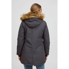 Oxmo OXActa Damen, Wintermantel Parka Mantel mit Kapuze | Gr.: XS