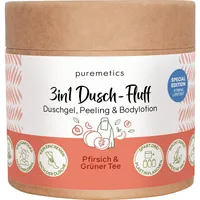 Puremetics 3in1 Dusch-Fluff Pfirsich & Grüner Tee 250 g