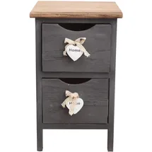 Mobili Rebecca Nachtschrank Rebecca 25 x 41 x 41 cm Grau