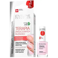 Eveline Cosmetics Nail Therapy Professional - Fortgeschrittene Nagelreparaturbehandlung, 12ml - Stärkt & Regeneriert mit PowerNail H+K Formel