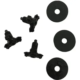 O'Neal | Mountainbike-Helm-Ersatzteile | Enduro Motorrad | Ersatzschrauben 3er-Set Schwarz für alle MX, MTB & Fullface Helme exkl. Sierra Helm | Break Away Visor Screw Set | Schwarz | One Size