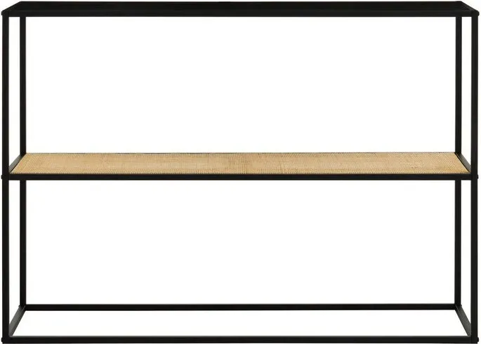 Premier Housewares Rechteckiger Konsolentisch im Minimalist-Design, vielseitig und funktional, schlanker Outdoor-Tisch, Flurgestaltungstisch