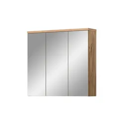 Spiegelschrank , verspiegelt , Maße (cm): B: 80 H: 75 T: 20