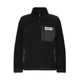 Oxmo Plüschjacke Damen Schwarz XL