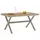 Idimex Gartentisch 150 x 90 x 75 cm champagner/natur
