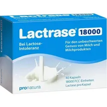 Pro Natura Lactrase 18.000 FCC Kapseln 40 St.