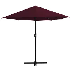 vidaXL Sonnenschirm 460 x 270 cm bordeauxrot