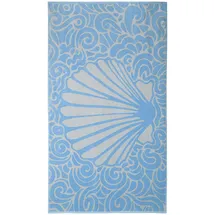VOSSEN Flow Strandtuch 100 x 180 cm blau