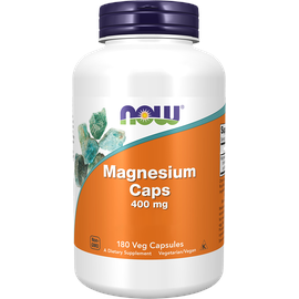 NOW Foods Magnesium 400 mg Kapseln 180 St.