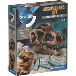 Experimentierkasten CLEMENTONI "Galileo, Ausgrabungs-Set Riesenschädel des T-Rex", bunt, Experimentierkästen, Kinder, Made in Europe