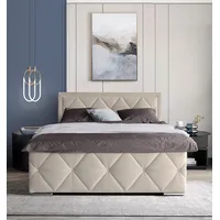 LEONIQUE »Alfie, Topseller! Inkl. Bettkasten&Topper« Wahlweise mit Knopfsteppung oder