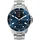 Withings ScanWatch Nova 42 mm blau, FKM-Armband mit Edelstahlschnalle silber