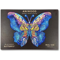 ANIWOOD Holz-Puzzle Schmetterling S (100 Teile)