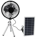 HpLive 10W Solar Ventilator, Solarpanel Ventilator mit Ausziehbarem Ständer für den Garten Outdoor Camping Angeln