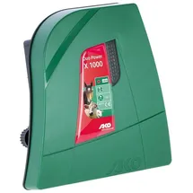 Kerbl AKO Power X 1000, Weidezaungerät Classic, 12/230 V Duo Gerät, Input Joule: 1.60 J, max. Spannung: 10.500 V, für Zäune bis 10 km, 5 Jahre Garantie, Made in Germany