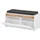 Home Affaire GIRON/CiTY Schuhbank 100 x 40 x 170 weiß