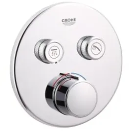 Grohe SmartControl Unterputzmischer mit 2 Absperrvtl., rd.
