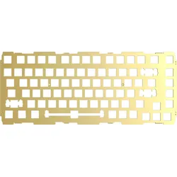 Glorious PC Gaming Race Switch Plate, Keyboard switch plate, Messing, Gold