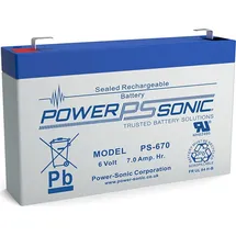 Powersonic PS 670 6V 7Ah AGM VRLA