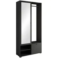 MID.YOU Garderobe Dino ca. 90x190 cm Schwarz