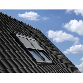 VELUX Solar-Rollladen SSL MK04 0000S Aluminium Dunkelgrau
