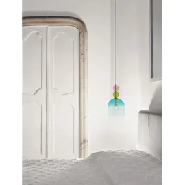 Nova Luce Murano 1-flg. Ø 16 cm mehrfarbig Glas