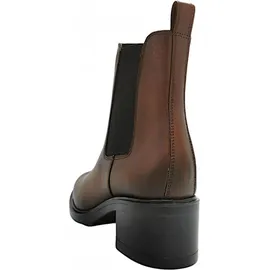 TAMARIS Damen Chelsea Leder Blockabsatz bequem; COGNAC, EU 38