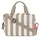 Reisenthel coolerbag-to-go summerstripes Coffee - Kleine Lunch-Kühltasche zum Umhängen –Ideal für Picknicks, das Büro und unterwegs