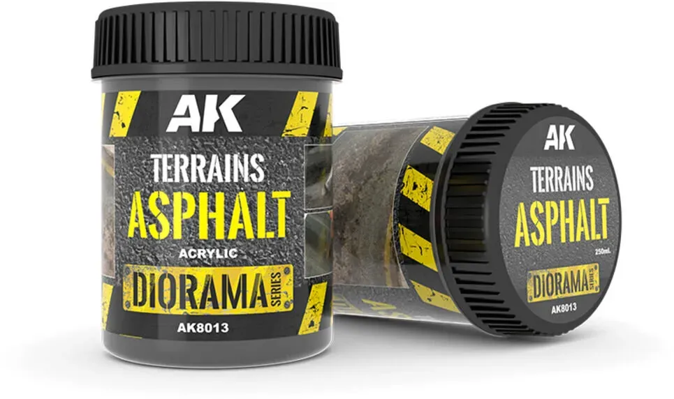 AK Terrains Asphalt – 250ml (Acryl)