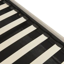 Beliani Beliani, Polsterbett Beige, Textil, 140x200 cm