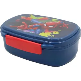 SpiderMan Splotch Sandwichbox + Besteckset