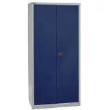 BISLEY Stahlschrank HC782S4G505 lichtgrau, oxofordblau 91,4 x 50,0 x 195,0 cm, aufgebaut