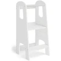 bellabino Lernturm Luni Höhenverstellbar  weiß Birke