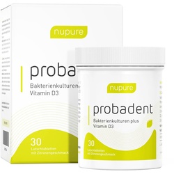 Nupure probadent lemon Mundflora Probiotikum Lutschtabletten